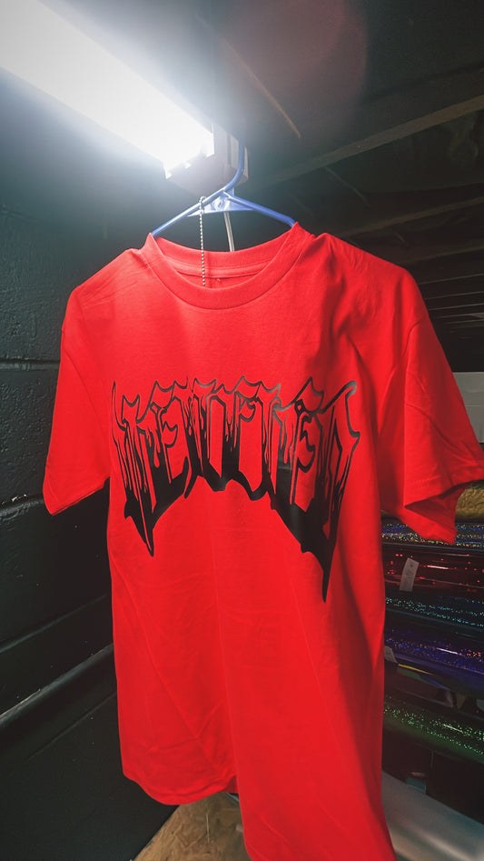 Red dlame tee